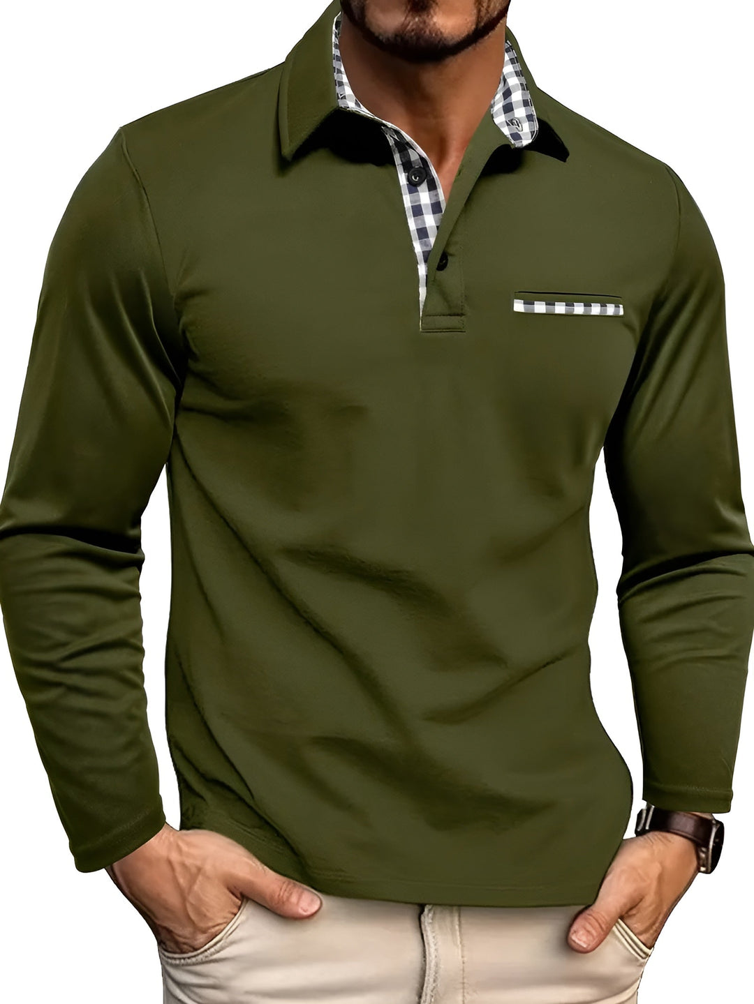 François™ | Polo Premium à Manches Longues