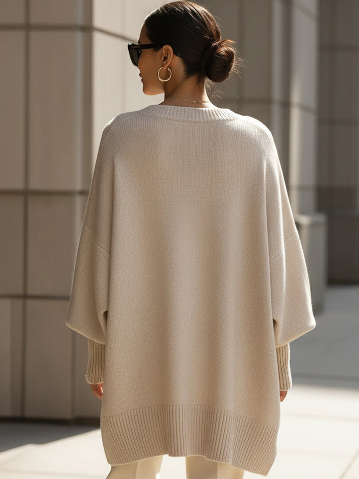 Rosalie – Pull Oversize en Cachemire, ultra-doux et élégant