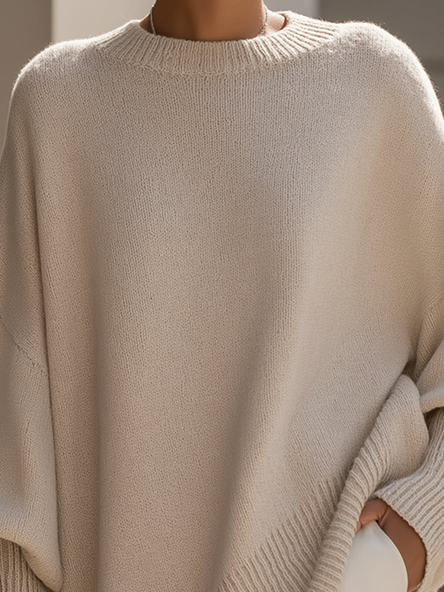 Rosalie – Pull Oversize en Cachemire, ultra-doux et élégant
