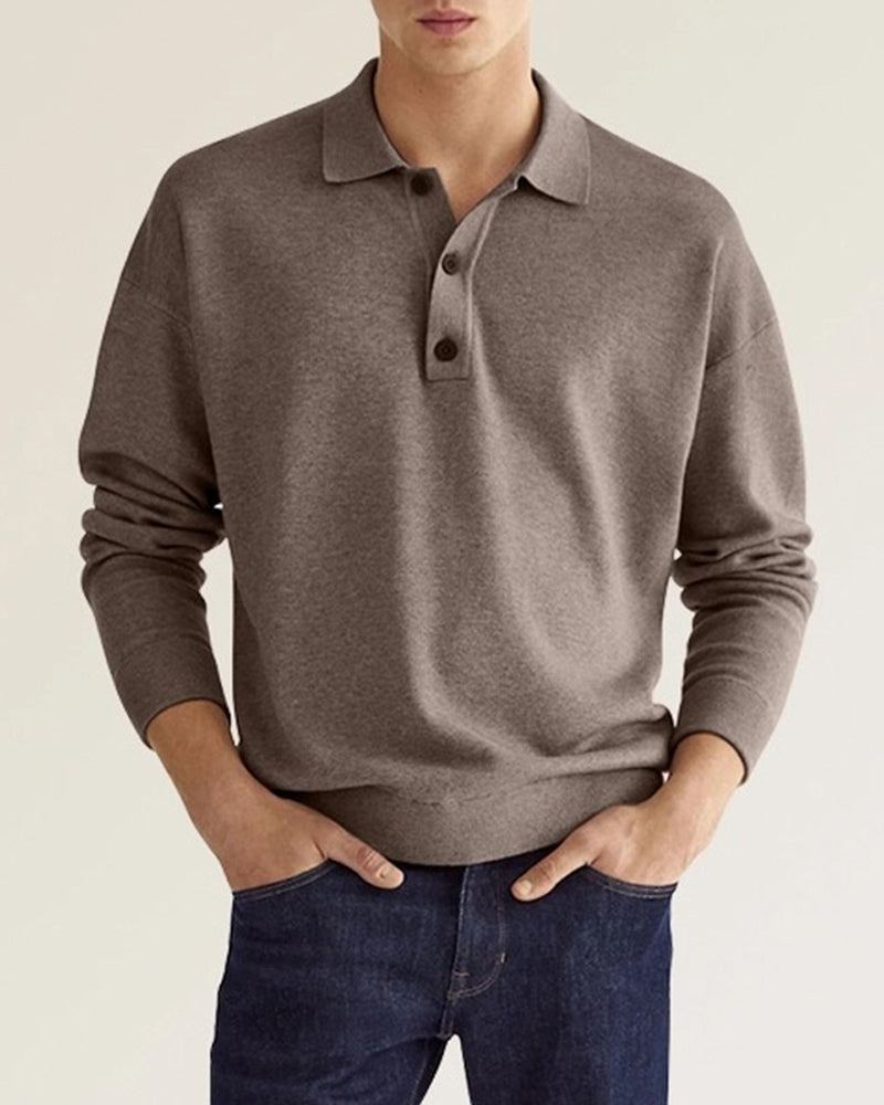 Mathieu™ | Chemise à manches longues avec fermeture à boutons
