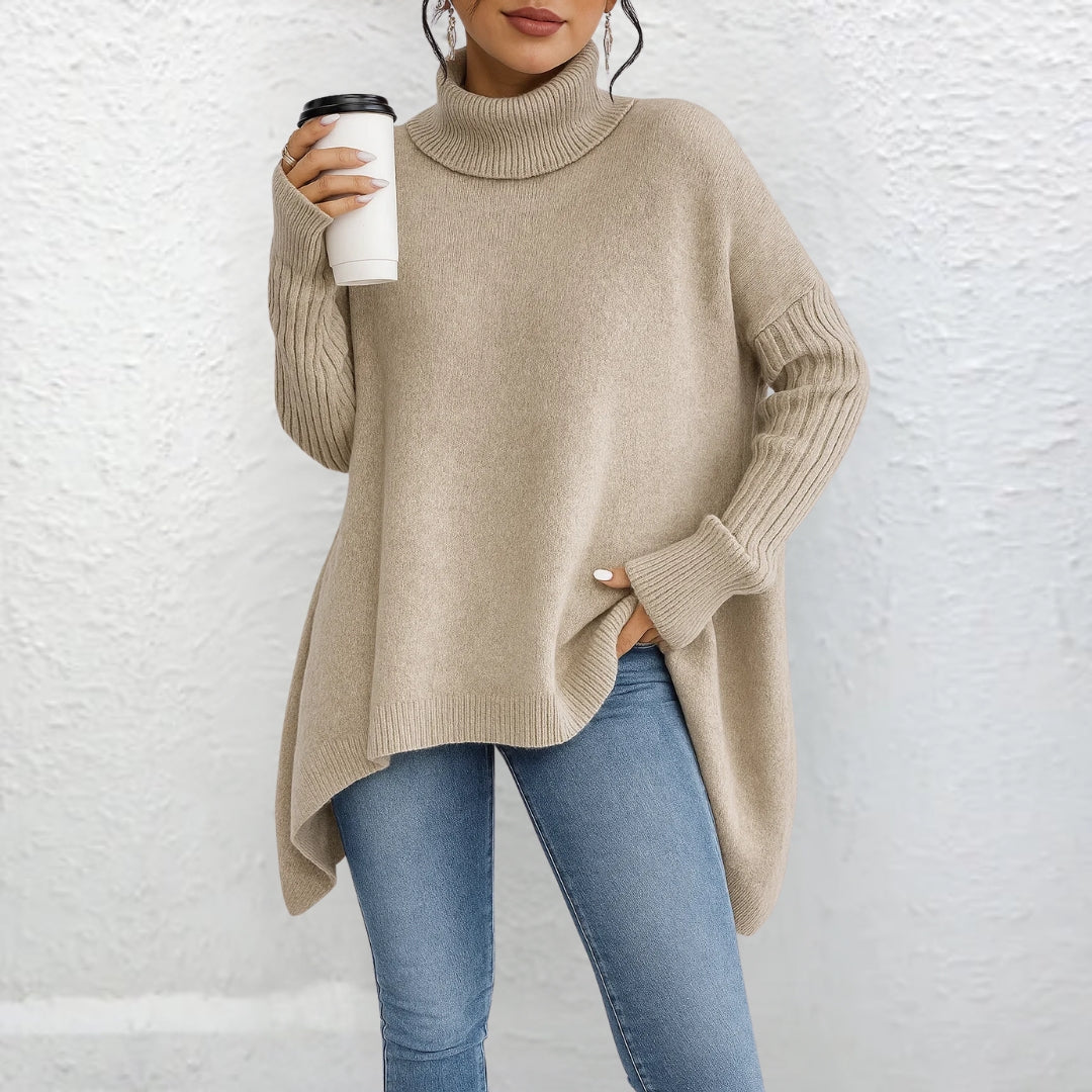 Clara™ | Pull Col Roulé Minimal Chic