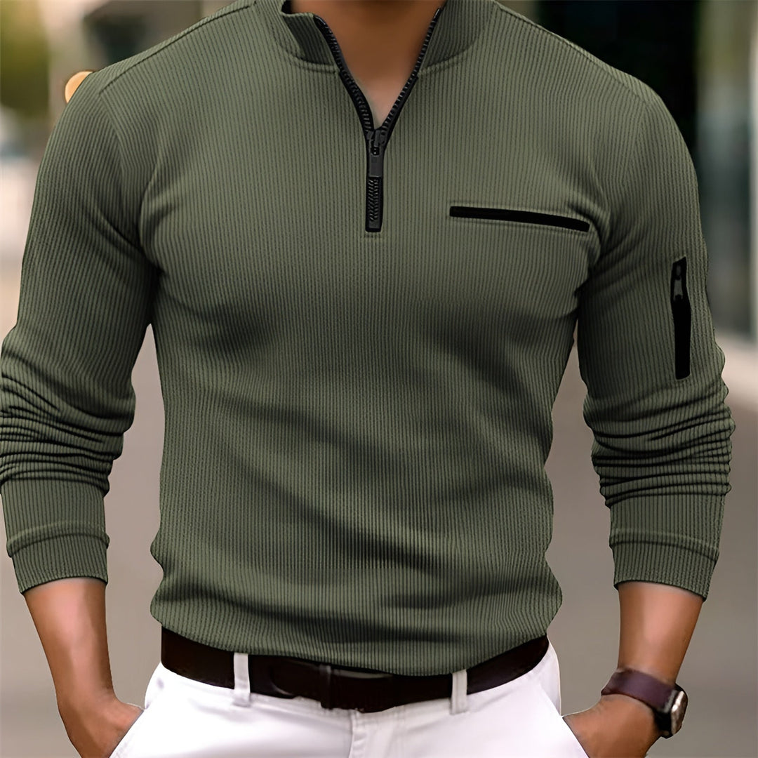 Lucien™ | Chemise à manches longues avec fermeture éclair
