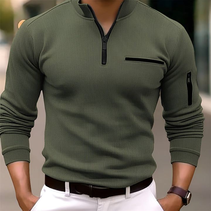 Lucien™ | Chemise à manches longues avec fermeture éclair