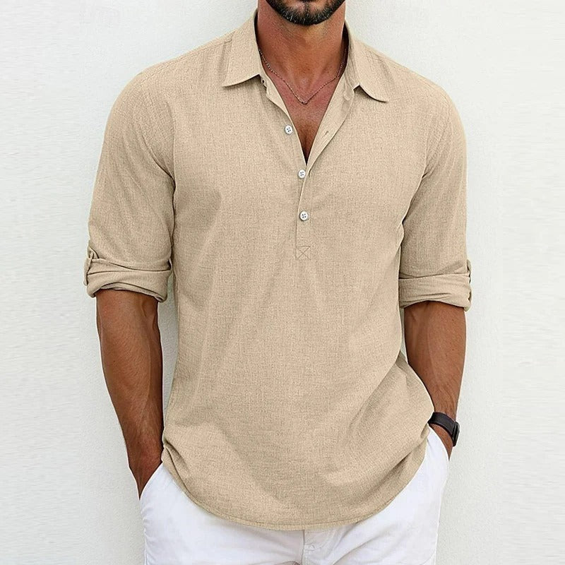 Henri™ | Chemise en coton haut de gamme pour homme