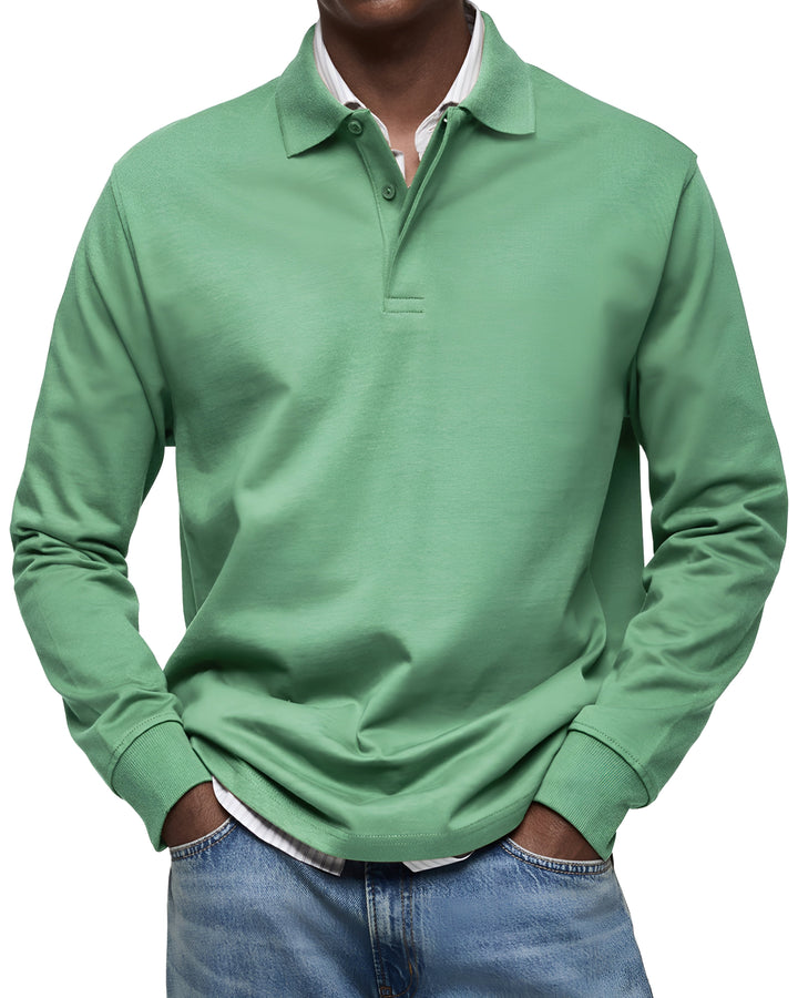 Pablo™ | Polo de Luxe à Manches Longues