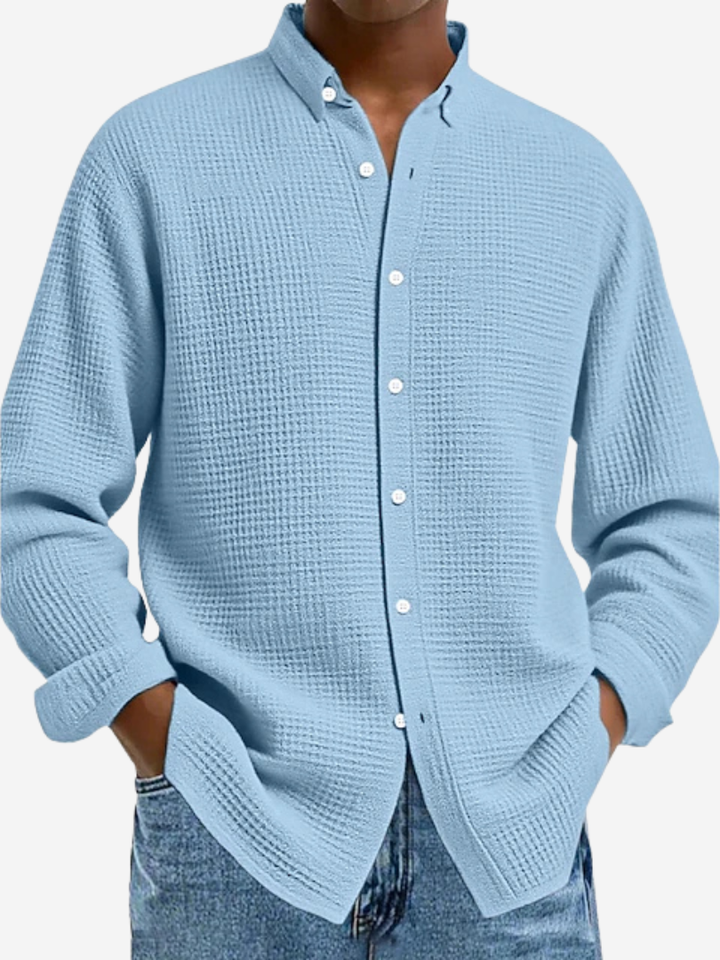 Chemise texturée élégante