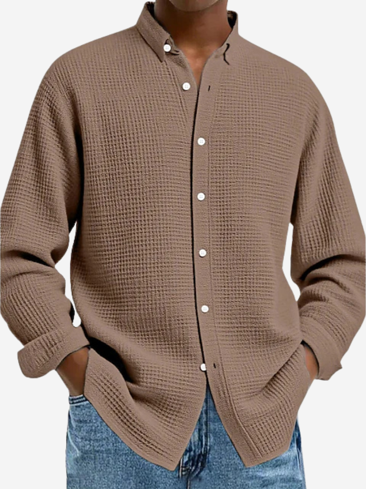 Chemise texturée élégante