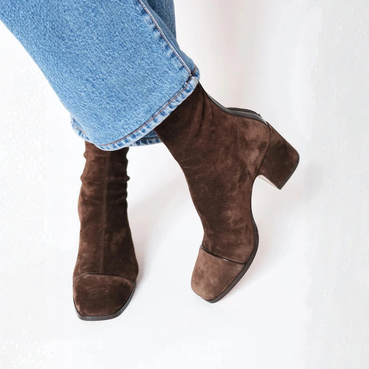 Isaline | Bottines élégantes en suédine