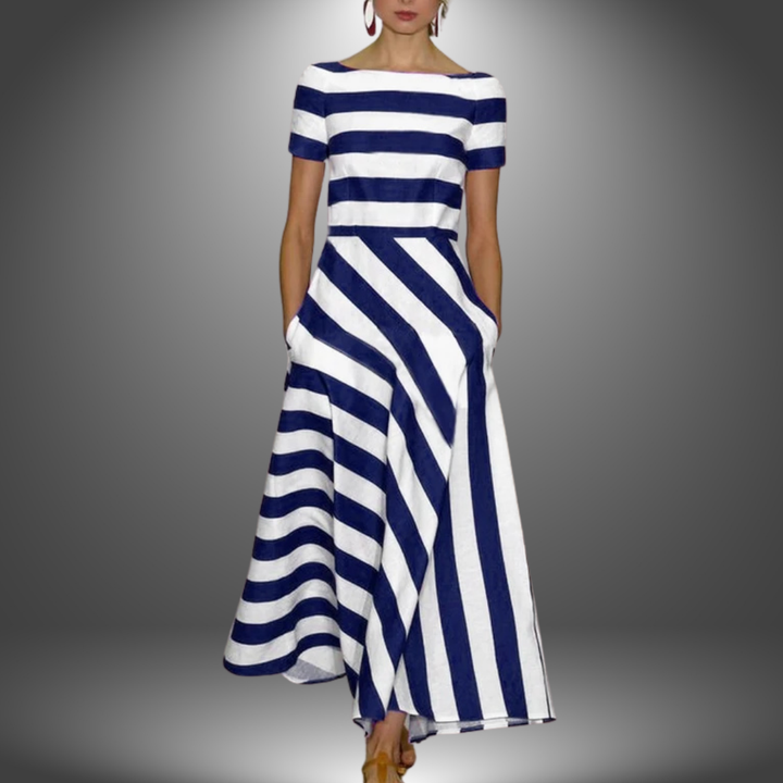 Robe Légère & Fluide À Rayures