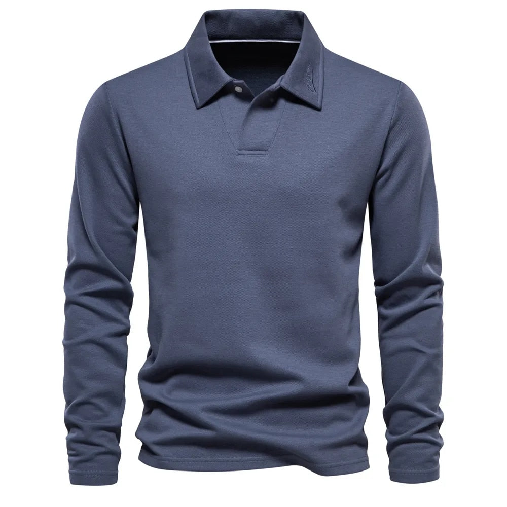 Xavier™ | Polo décontracté à manches longues