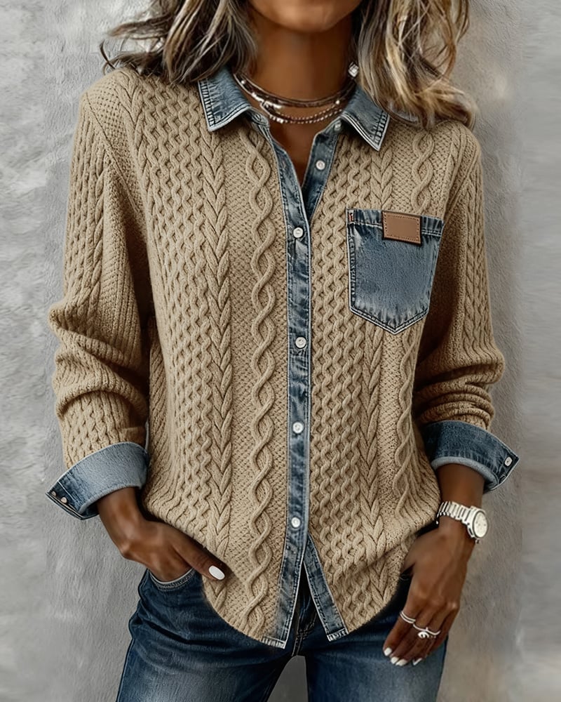 Mila™ | Chemise décontractée Patchwork