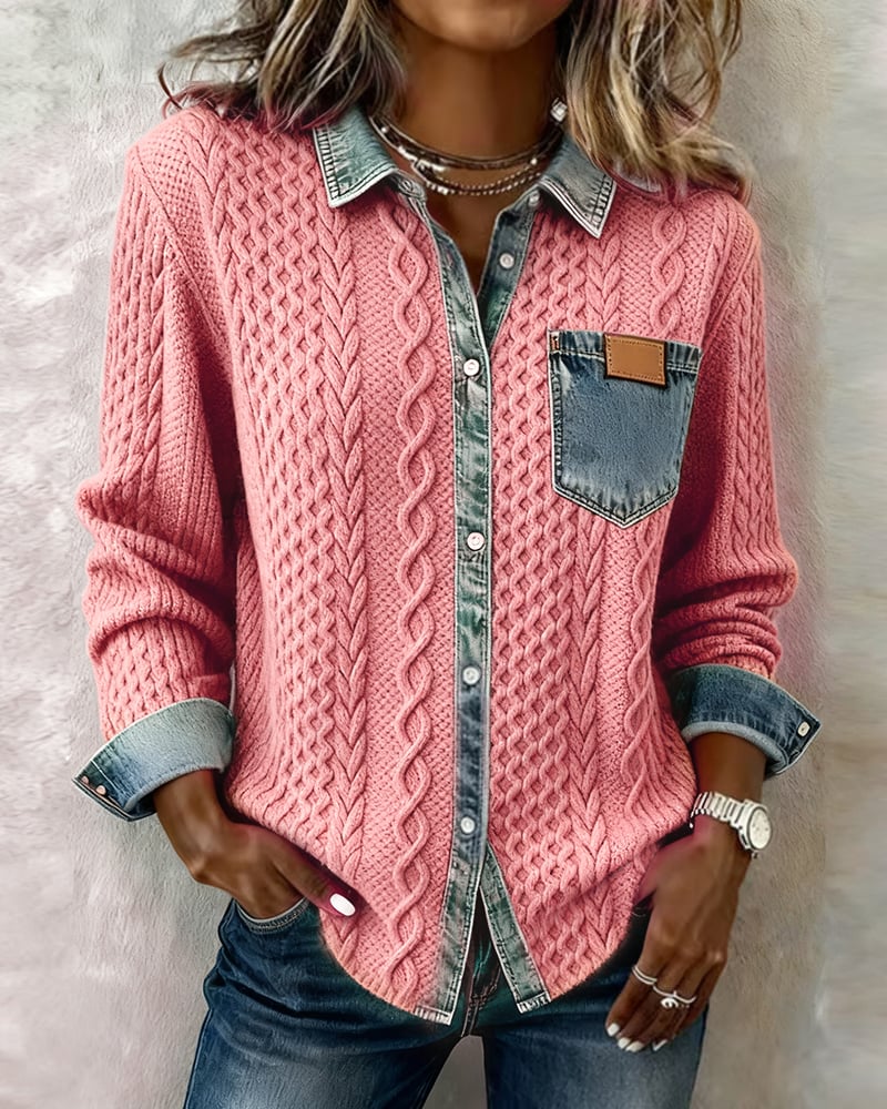 Mila™ | Chemise décontractée Patchwork