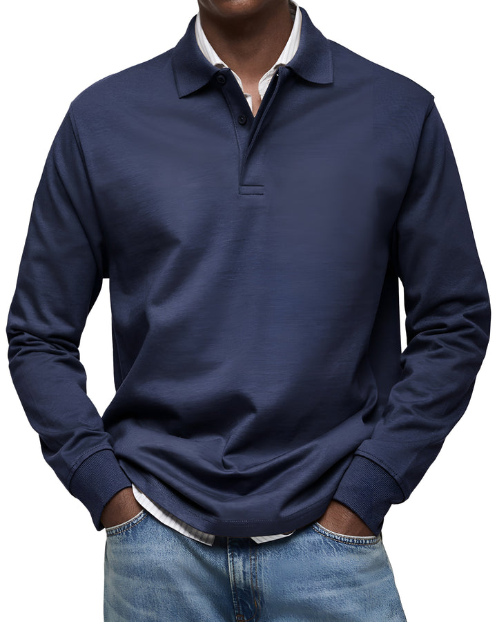 Pablo™ | Polo de Luxe à Manches Longues