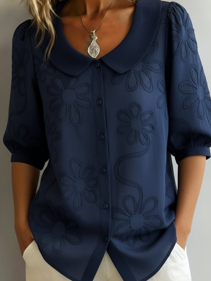 Aurélie | Blouse Florale Légère et Élégante pour l’Été