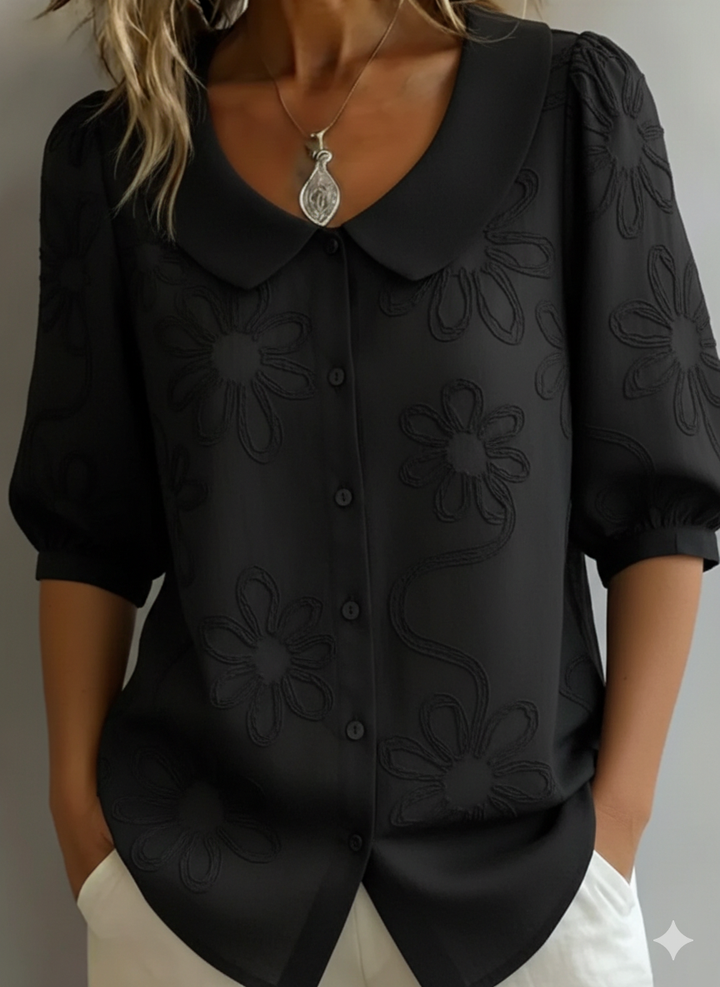 Aurélie | Blouse Florale Légère et Élégante pour l’Été
