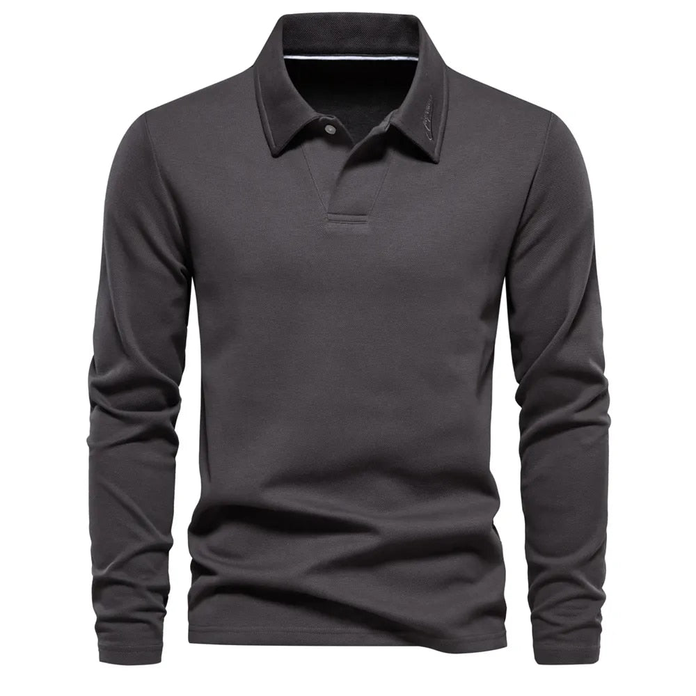 Xavier™ | Polo décontracté à manches longues