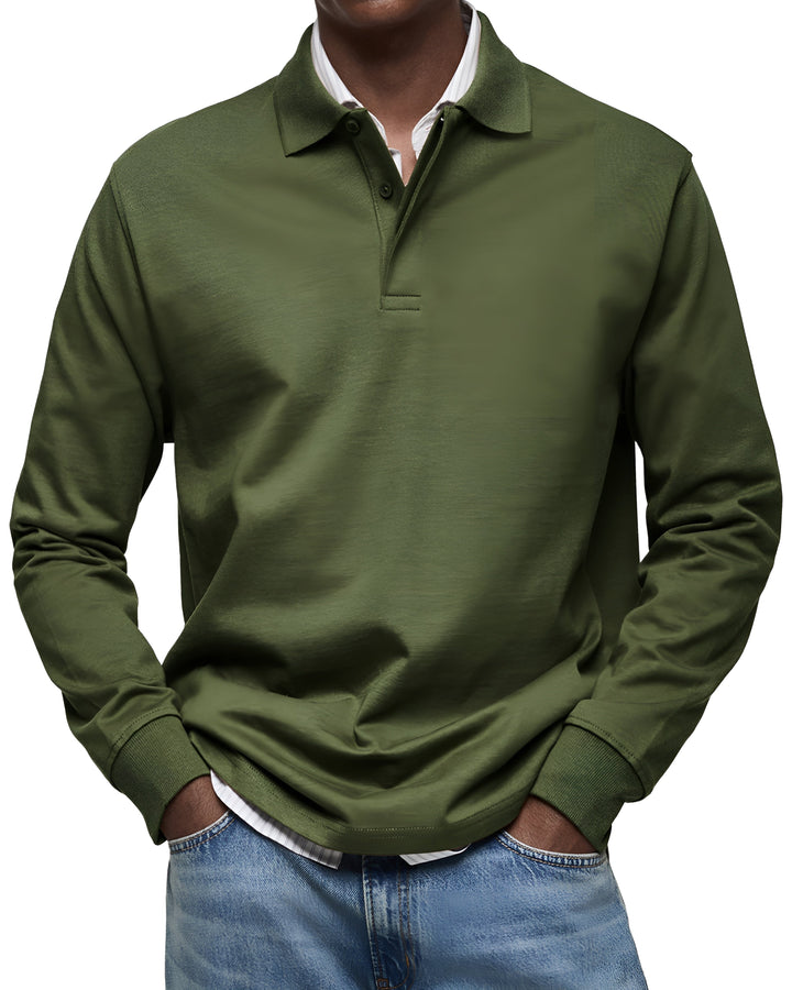 Pablo™ | Polo de Luxe à Manches Longues