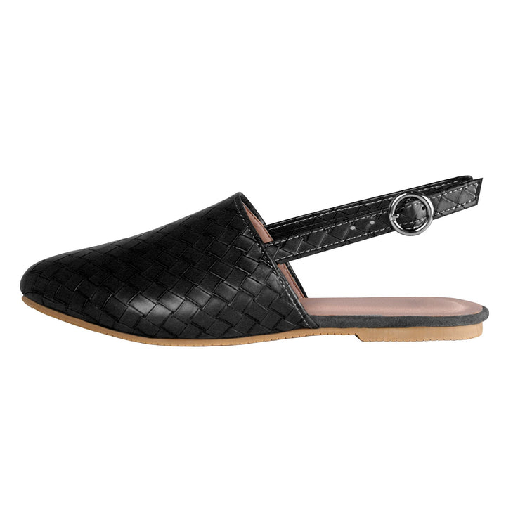 Ava | Mules slingback tressées