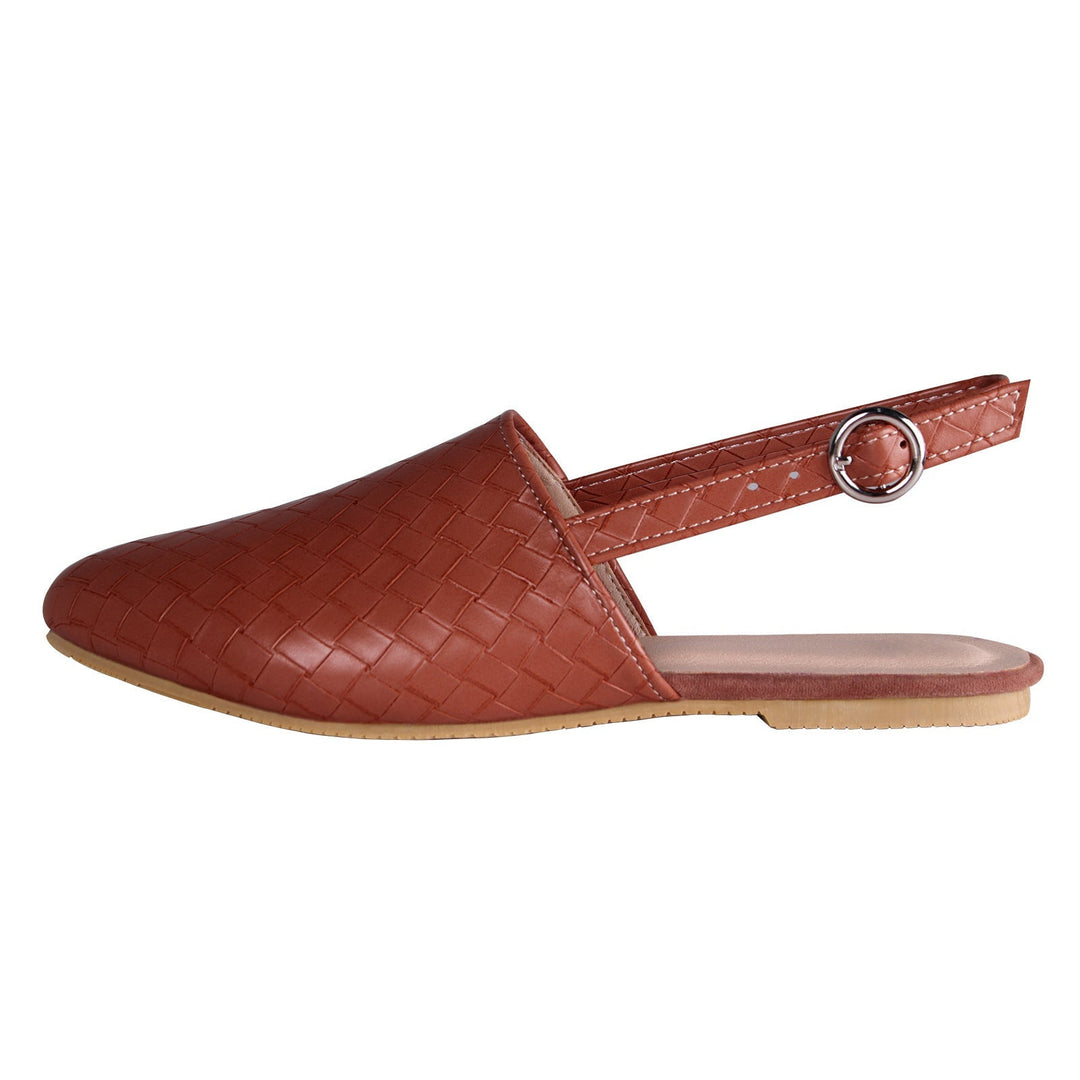 Ava | Mules slingback tressées