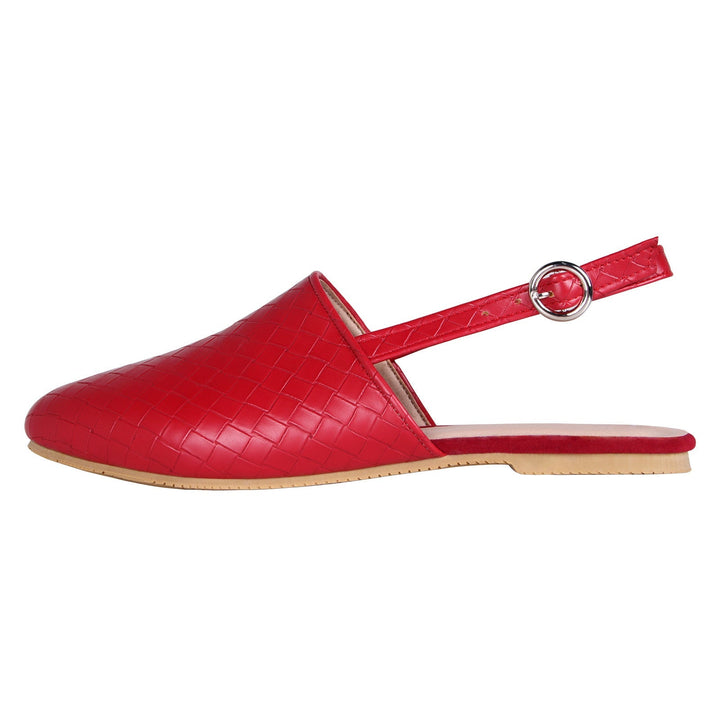 Ava | Mules slingback tressées