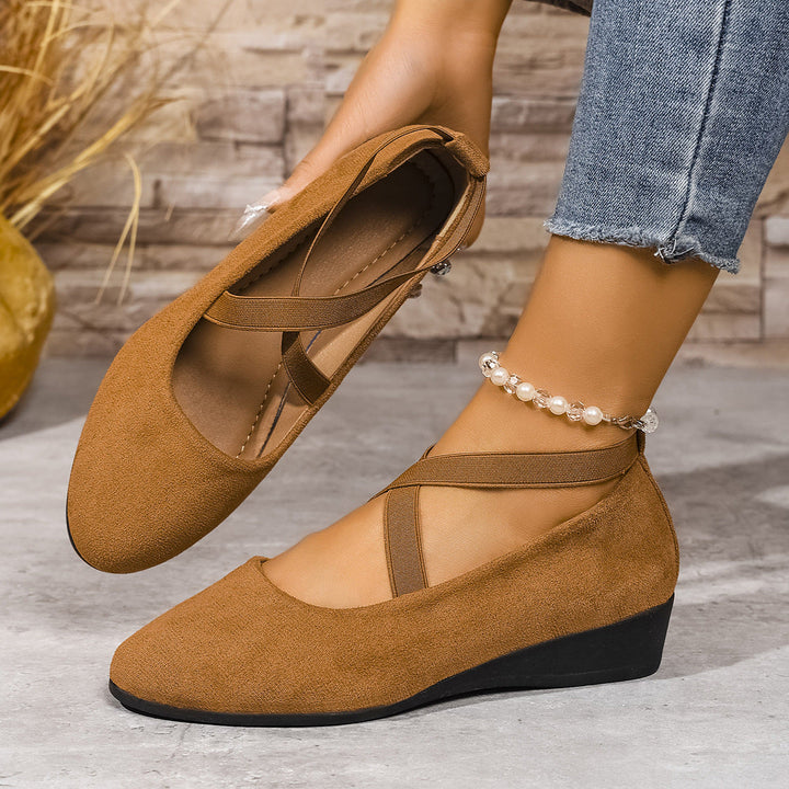 Aveline | Ballerines élégantes à brides croisées