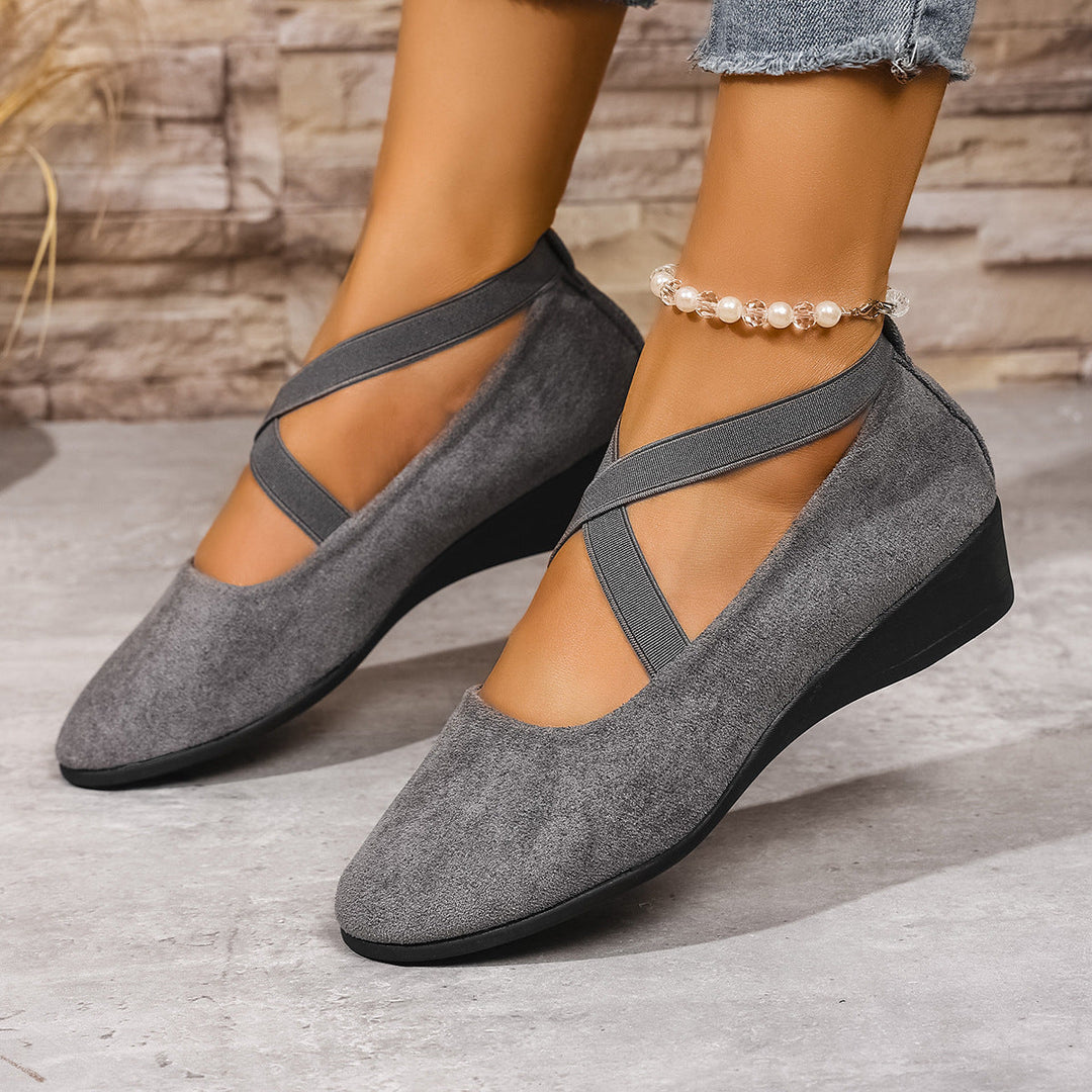 Aveline | Ballerines élégantes à brides croisées
