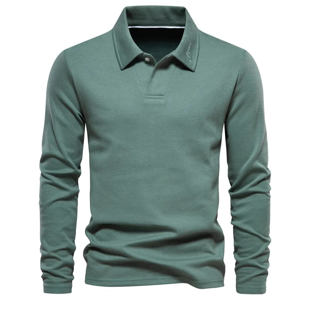 Xavier™ | Polo décontracté à manches longues