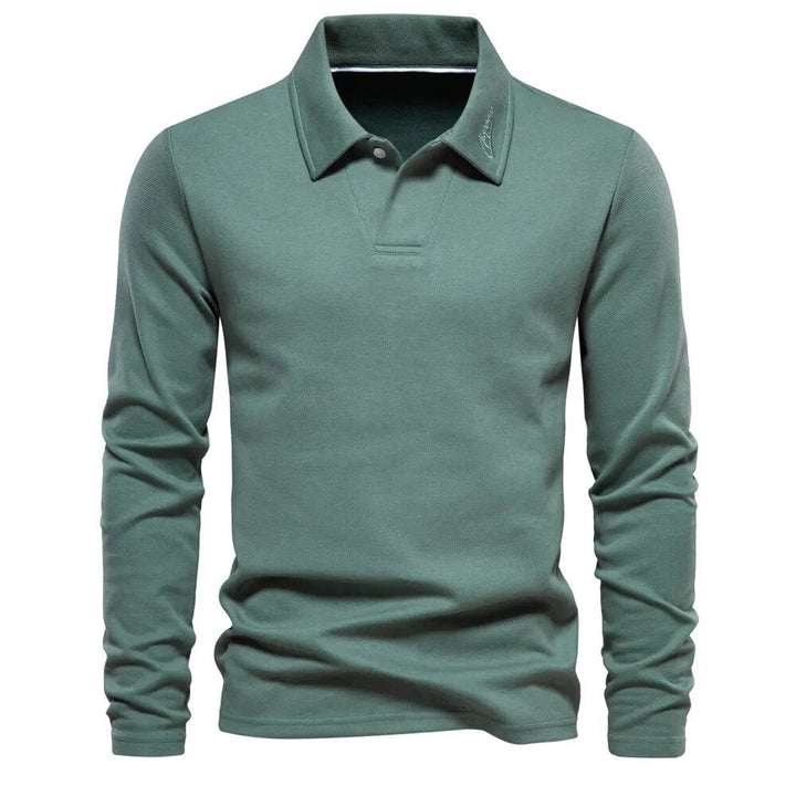 Xavier™ | Polo décontracté à manches longues