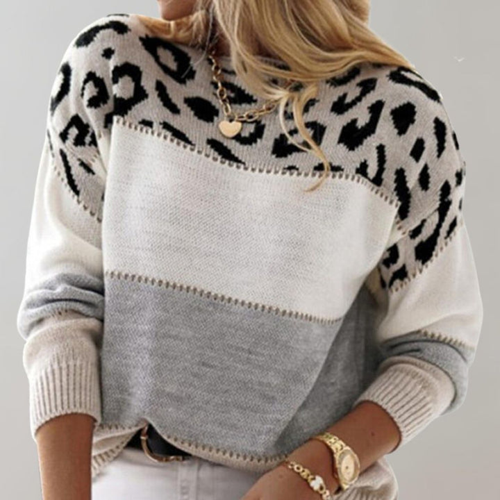 Louise™ | Pull Élégance Léopard