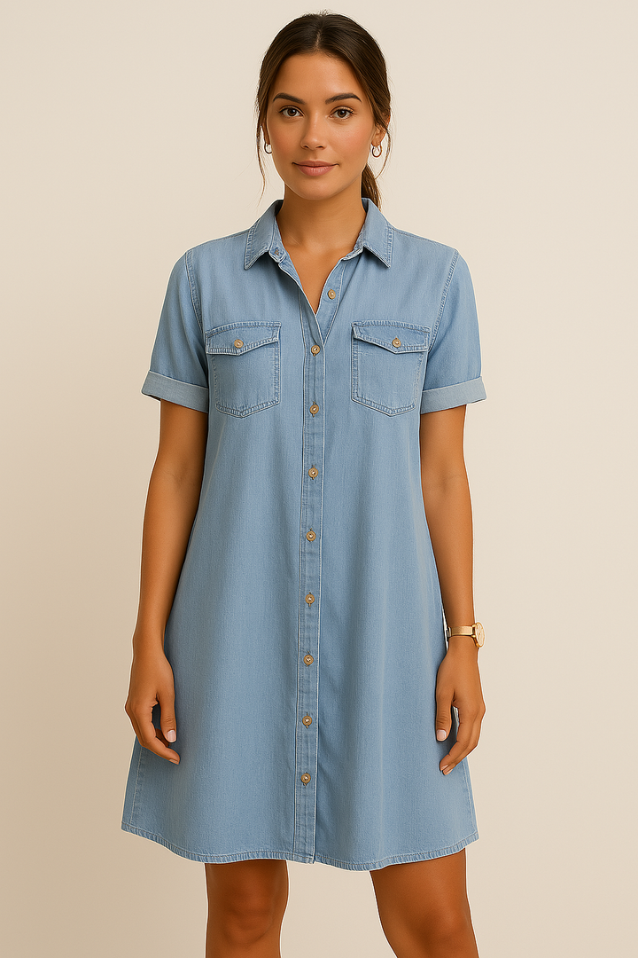 Robe Mi-Longue & Fit En Jean