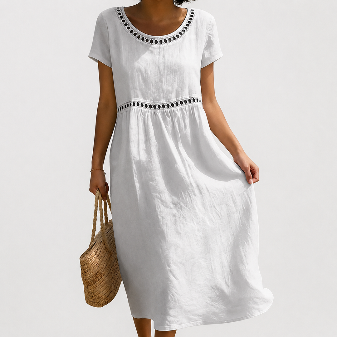 Camille | ROBE BRODÉE POUR FEMME