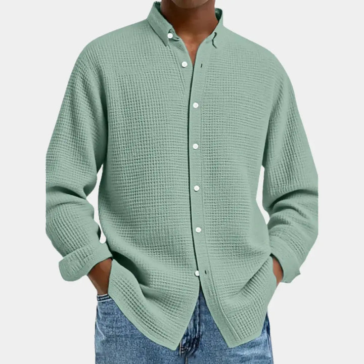 Chemise texturée élégante