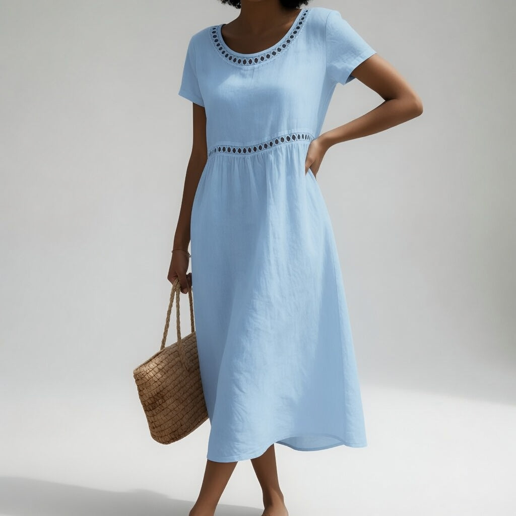 Camille | ROBE BRODÉE POUR FEMME