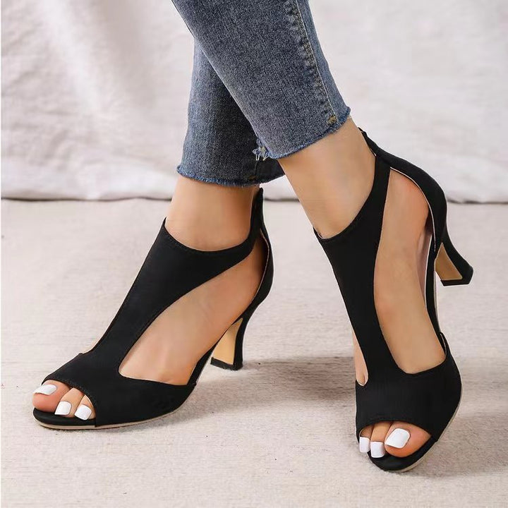 Aurore | Escarpins ajourés à talons
