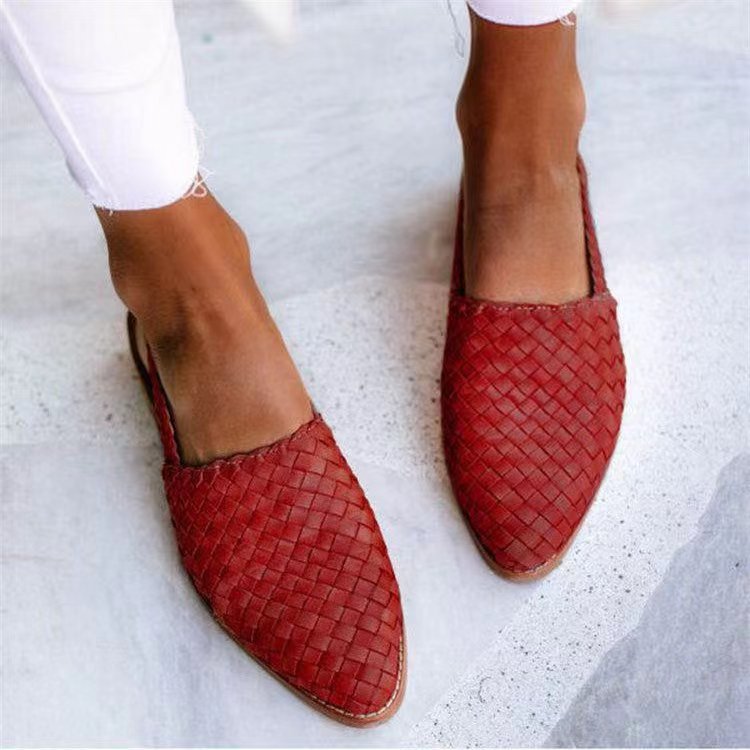 Ava | Mules slingback tressées