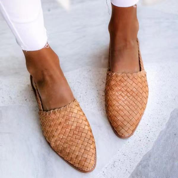 Ava | Mules slingback tressées