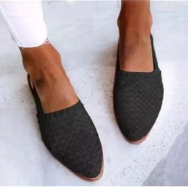 Ava | Mules slingback tressées