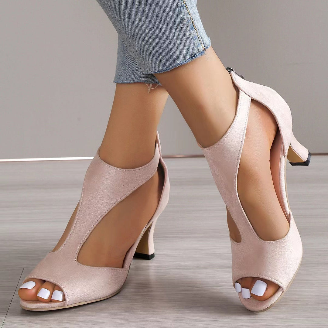Aurore | Escarpins ajourés à talons