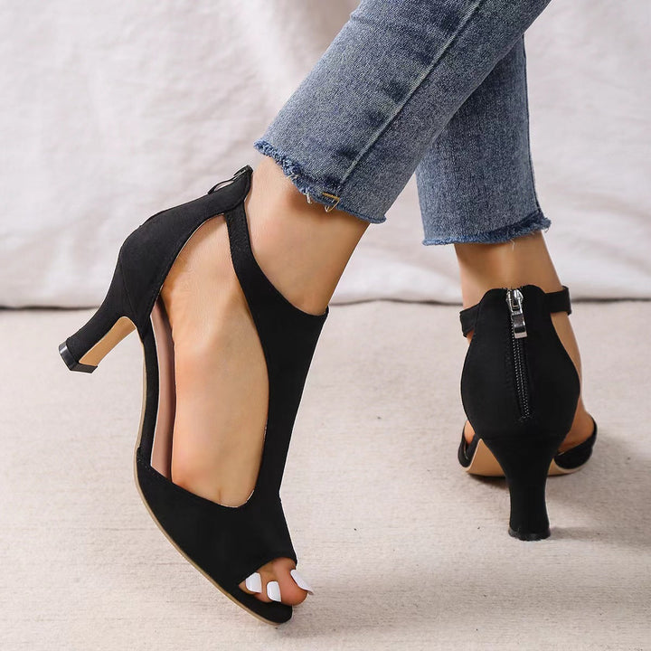 Aurore | Escarpins ajourés à talons