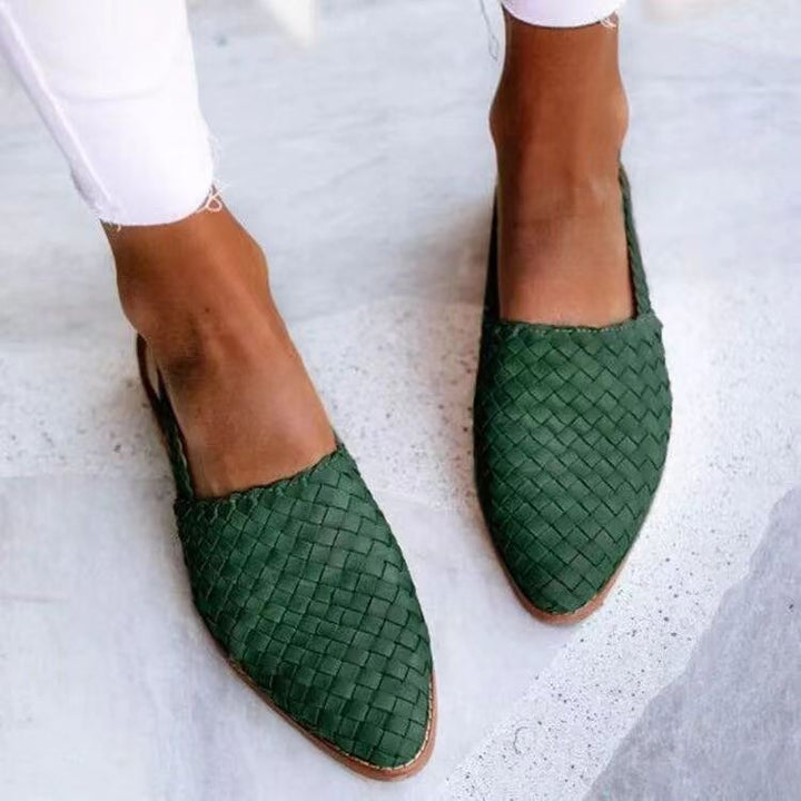 Ava | Mules slingback tressées