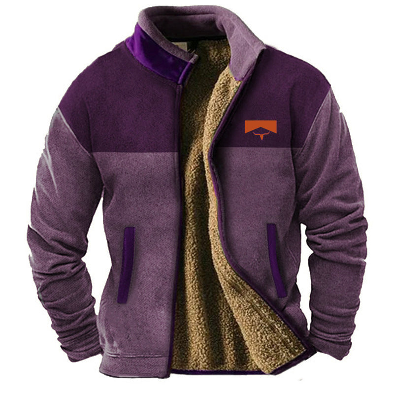 Veste en polaire décontractée