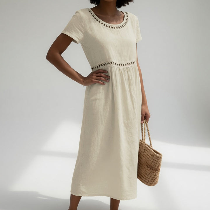 Camille | ROBE BRODÉE POUR FEMME