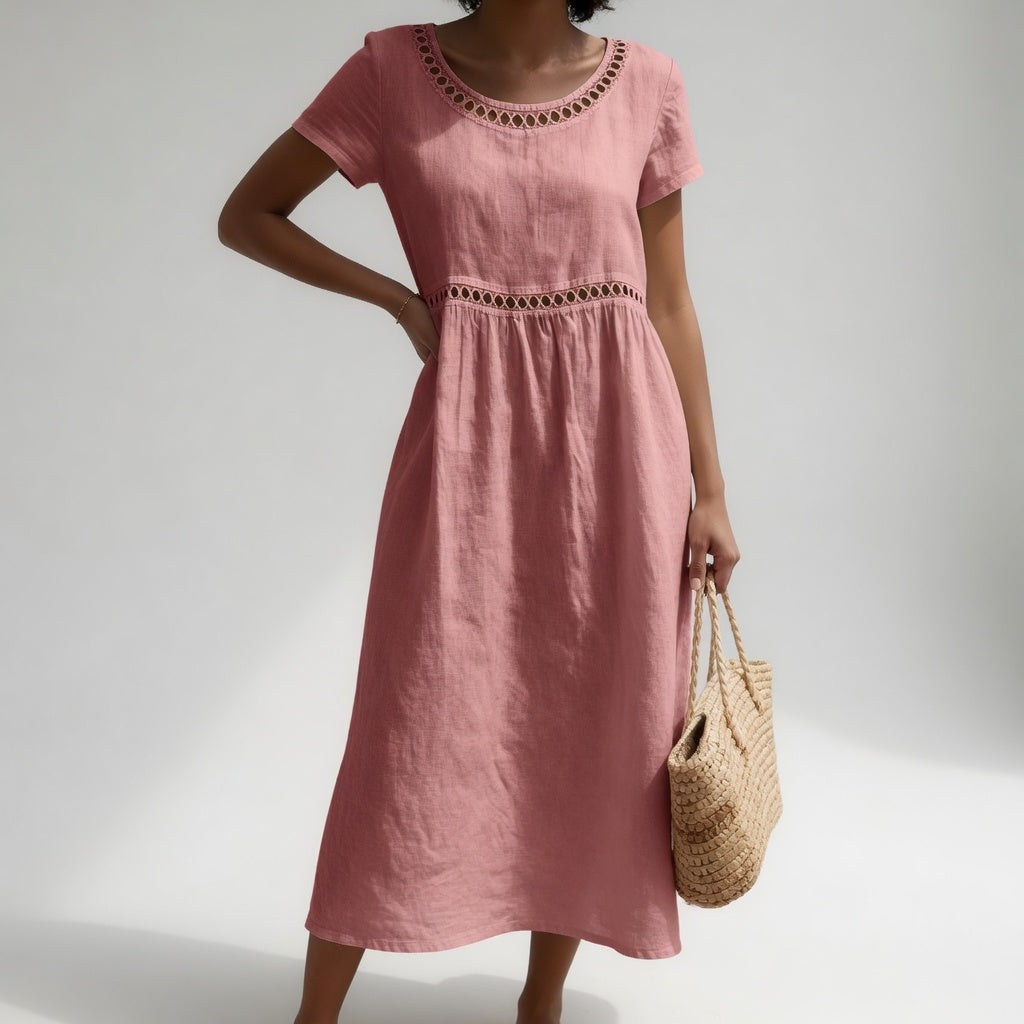 Camille | ROBE BRODÉE POUR FEMME