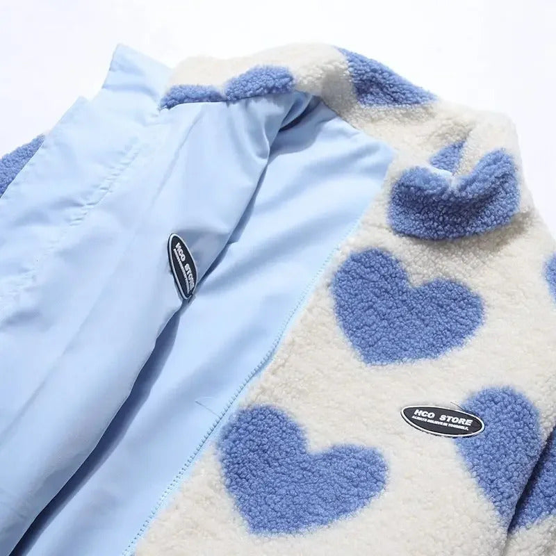 Katharina™ | Veste réversible à motifs cœur