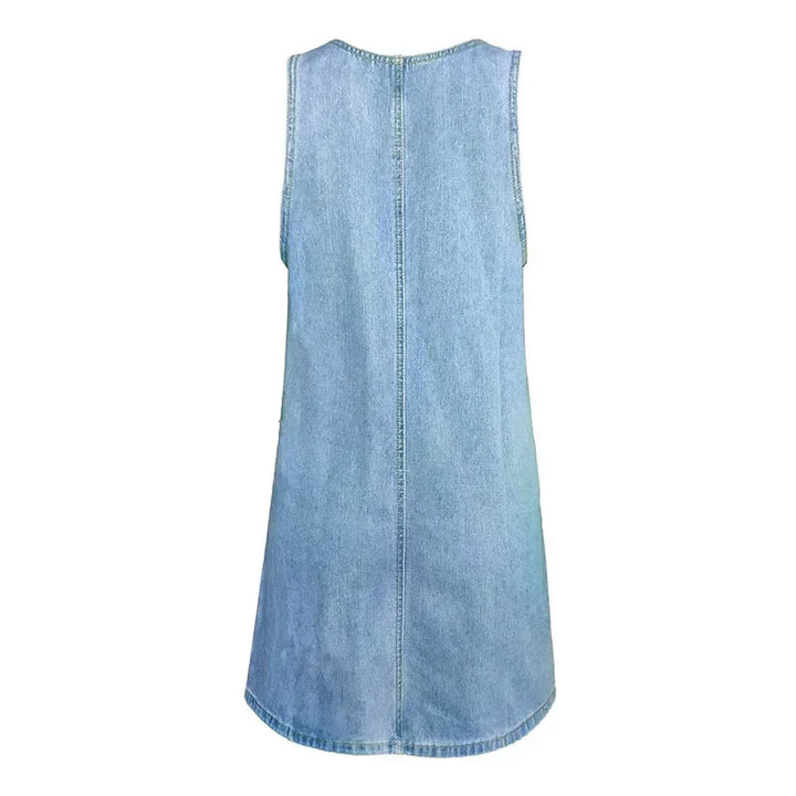 Robe En Jean Élégante & Décontractée