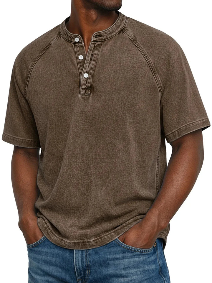 Étienne | Chemise vintage boutonnée pour homme