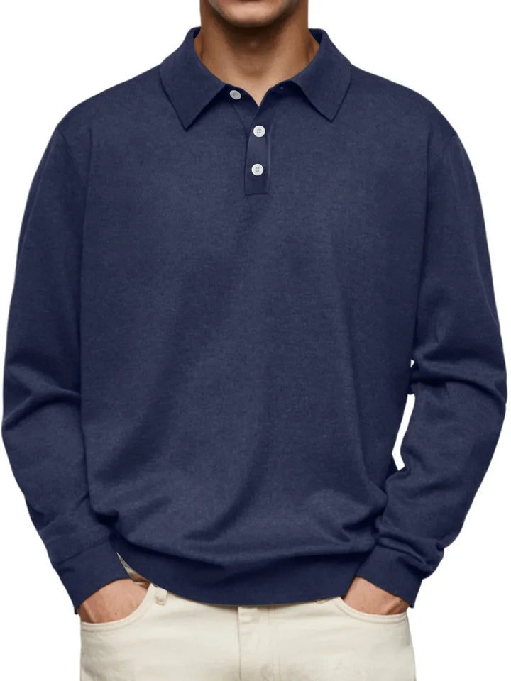 Jean-Baptiste™ | Polo de Luxe à Manches Longues