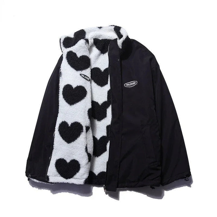 Katharina™ | Veste réversible à motifs cœur