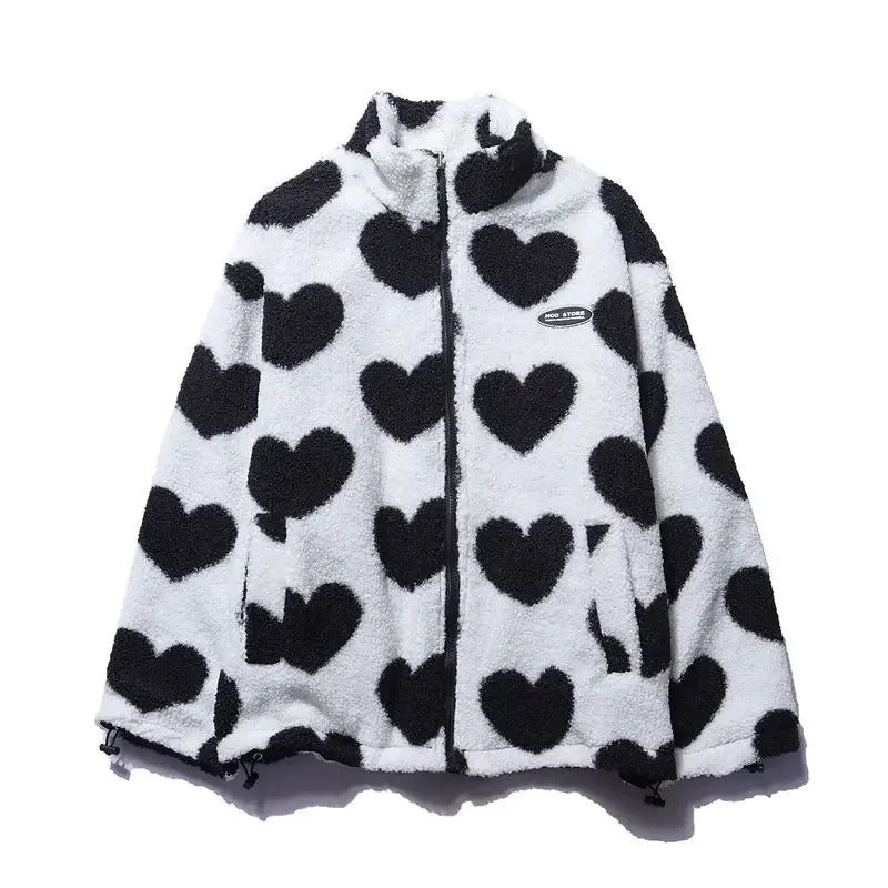 Katharina™ | Veste réversible à motifs cœur
