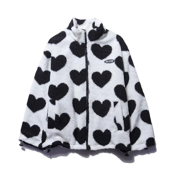 Katharina™ | Veste réversible à motifs cœur